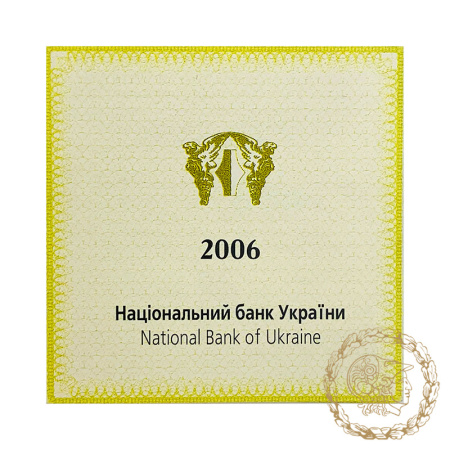 Золота монета 2 гривні 2006 рік, Україна. Телець