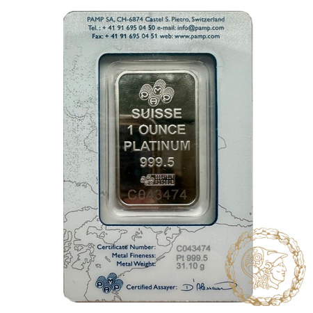 Платиновий злиток 1 oz PAMP