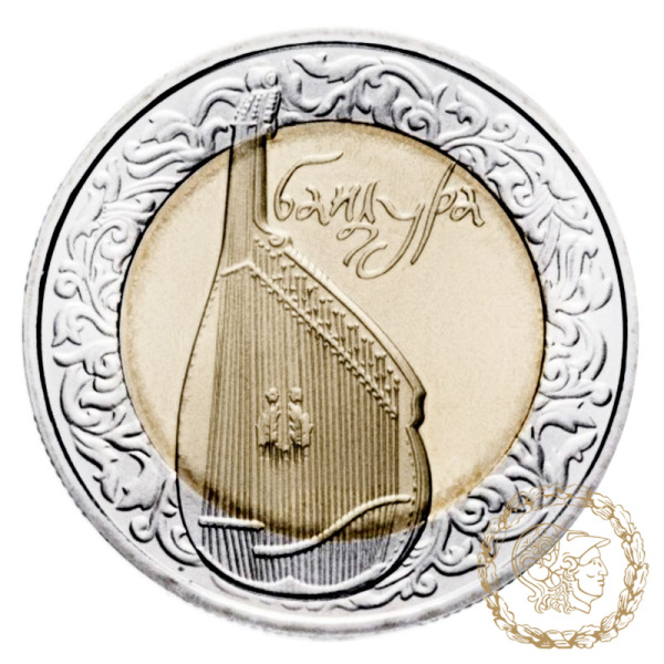 Монета біметалева 5 гривень 2003 рік, Україна. Бандура