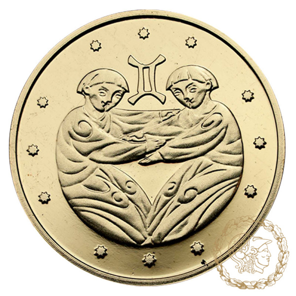 Золота монета 2 гривні 2006 рік, Україна. Близнюки