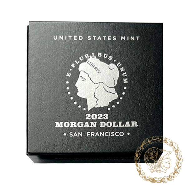 Срібна монета 1 долар 2023 рік, США. Morgan Silver Dollar 2023