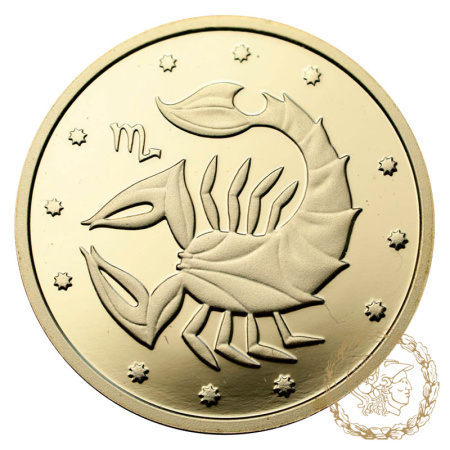  Золота монета 2 гривні 2007 рік, Україна. Скорпіон