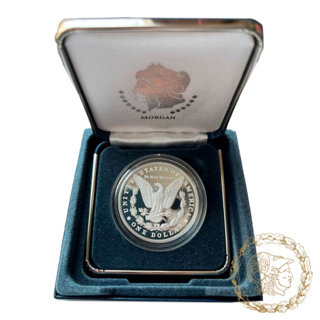 Срібна монета 1 долар 2024 рік, США. Morgan Dollar 2024