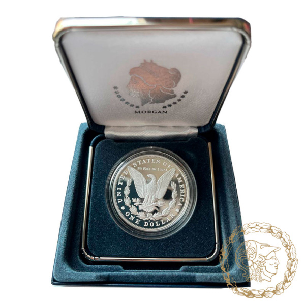 Срібна монета 1 долар 2024 рік, США. Morgan Dollar 2024