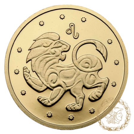Золота монета 2 гривні 2008 рік, Україна. Лев