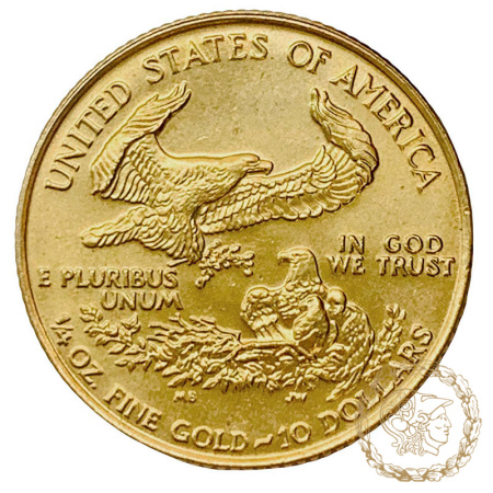 Золота монета 10 доларів 1991 рік, США. Американський Орел.