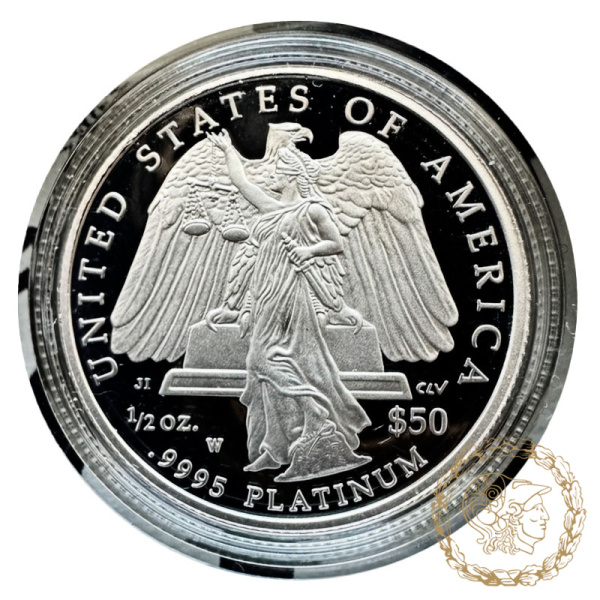 Монета платина 50 доларів 2008  рік, США. Американский Платиновый орел