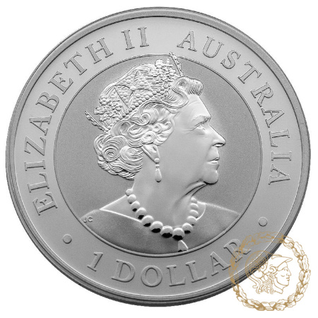 Срібна монета 1 долар 2022 Австралія 999 1 Oz Кукабара