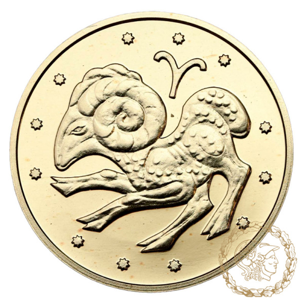 Золота монета 2 гривні 2006 рік, Україна. Овен