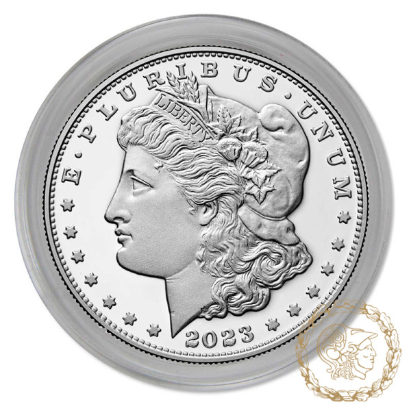 Срібна монета 1 долар 2023 рік, США. Morgan Silver Dollar 2023