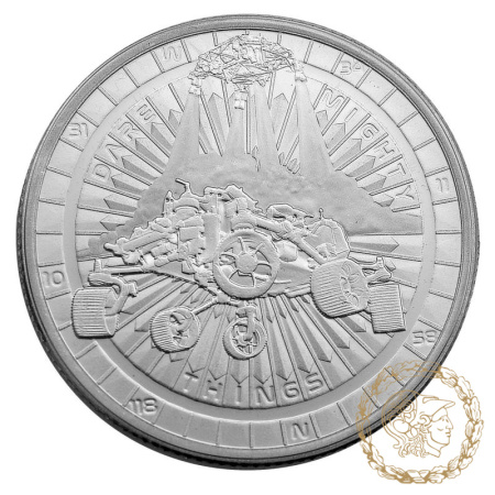 Срібна монета 1 долар 2021 Ніуе 999 1 Oz Марсохід Perseverance