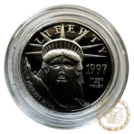 Монета платина 10 доларів 1997 рік, США. Американский Платиновый орел