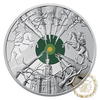 Монета нейзильбер 5 гривень 2019 рік, Україна. Холодний Яр
