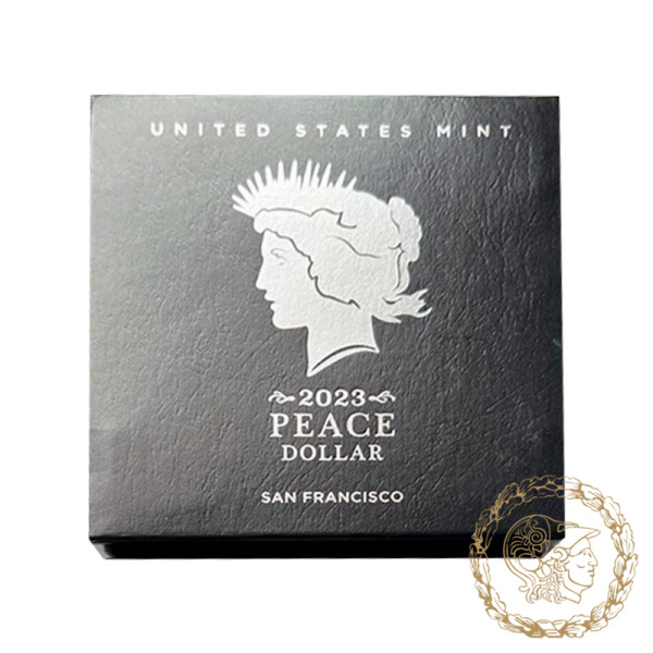 Срібна монета 1 долар 2023 рік, США. Peace Silver Dollar 2023