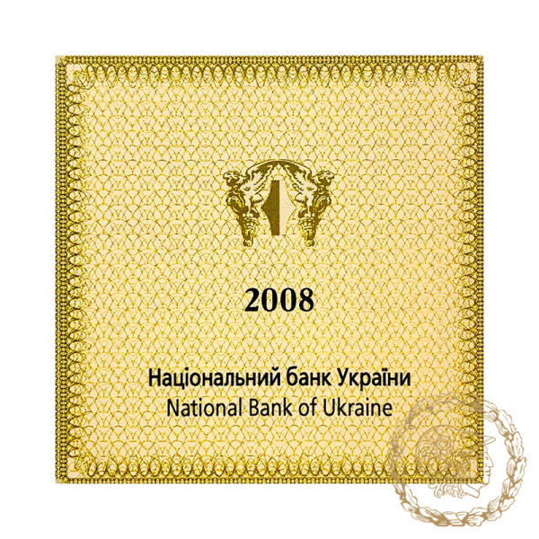 Золота монета 2 гривні 2008 рік, Україна. Рак