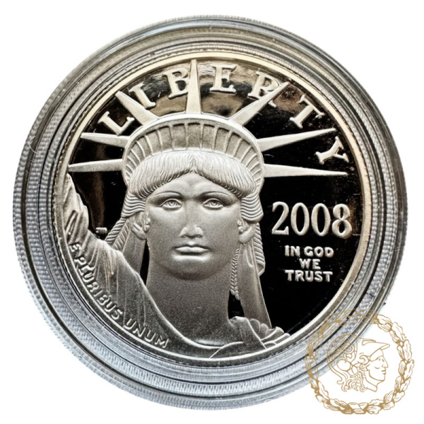 Монета платина 50 доларів 2008  рік, США. Американский Платиновый орел