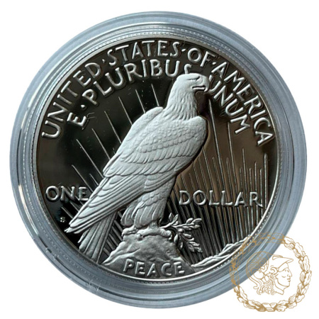 Срібна монета 1 долар 2024 рік, США. Peace Silver Dollar 2024