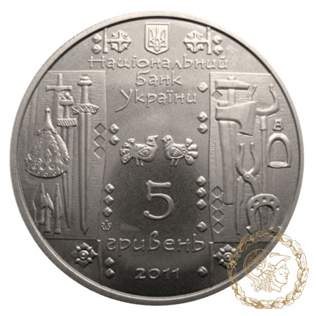 Монета нейзильбер 5 гривень 2011 рік, Україна. Коваль