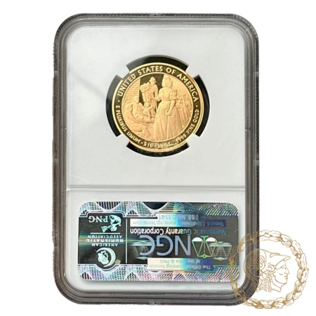 Золота монета 10 доларів 2010 рік, США. Перші леді - Мері Тод Лінкольн (1861-1865) в слабі PF 70