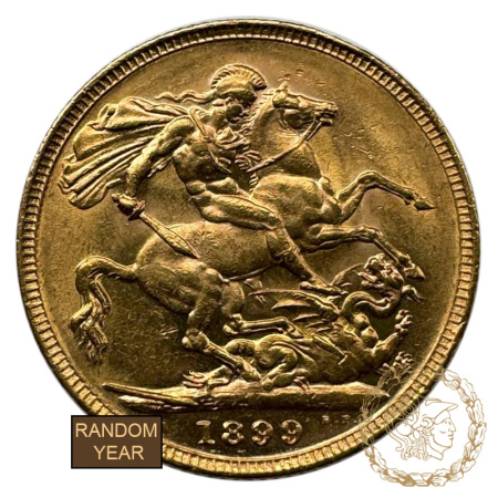 Золота монета 1 фунт Соверен,  Великобританія. Королева Вікторія