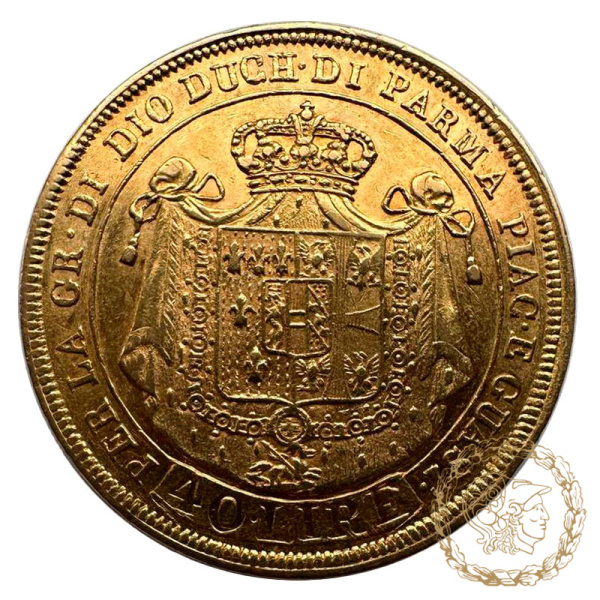 Золота монета 40 лір 1815 рік, Італія. Марія-Луїза 