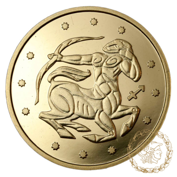 Золота монета 2 гривні 2007 рік, Україна. Стрілець