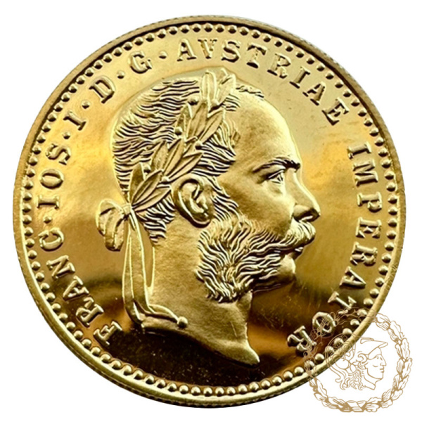 Золота монета 1 дукат 1915 рік, Австрія. 