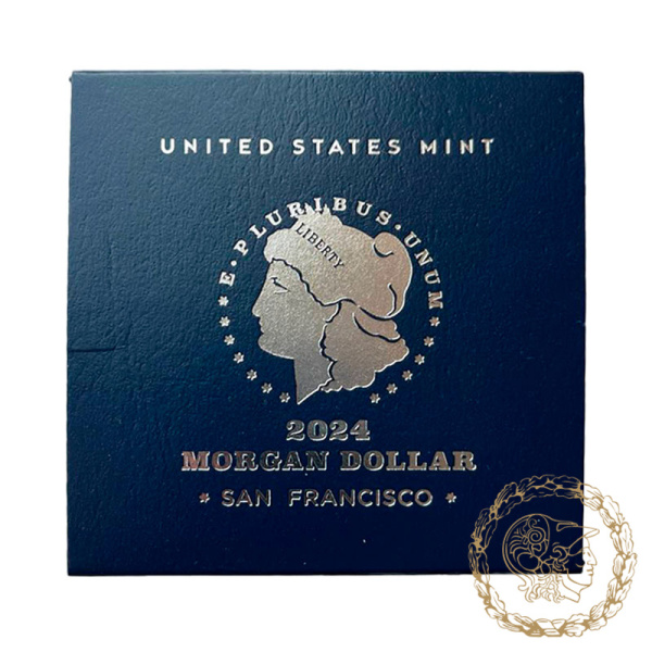 Срібна монета 1 долар 2024 рік, США. Morgan Dollar 2024