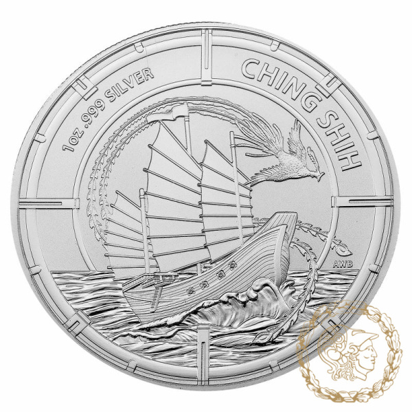 Срібна монета 2 долари 2021 Соломонові острови 999 1 Oz Чжен Ши