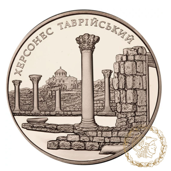 Золота монета 100 гривень 2009 рік, Україна. Херсонес Таврійський