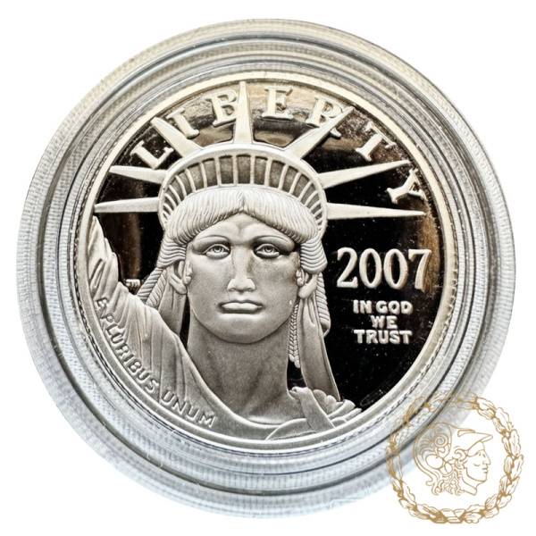 Монета платина 50 доларів 2007  рік, США. Американский Платиновый орел