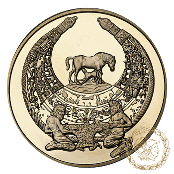Золота монета 100 гривень 2003 рік, Україна. Пектораль