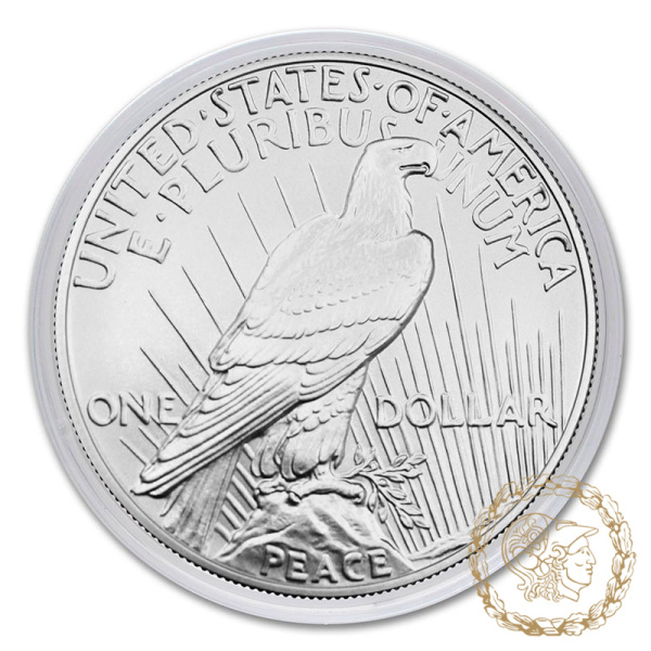 Срібна монета 1 долар 2023 рік, США. Peace Silver Dollar 2023