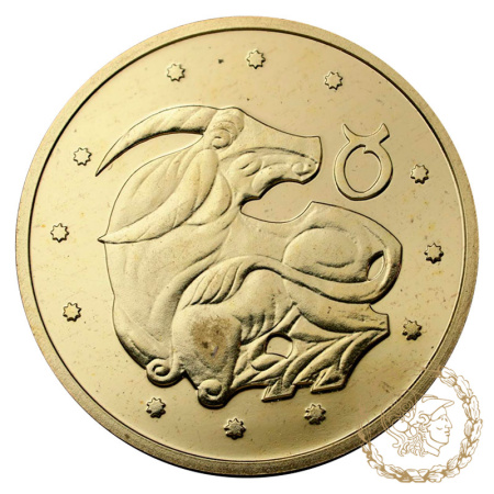 Золота монета 2 гривні 2006 рік, Україна. Телець
