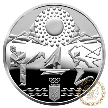 Срібна монета 10 гривень 2020 рік, Україна.Ігри XXXII Олімпіади. Японія