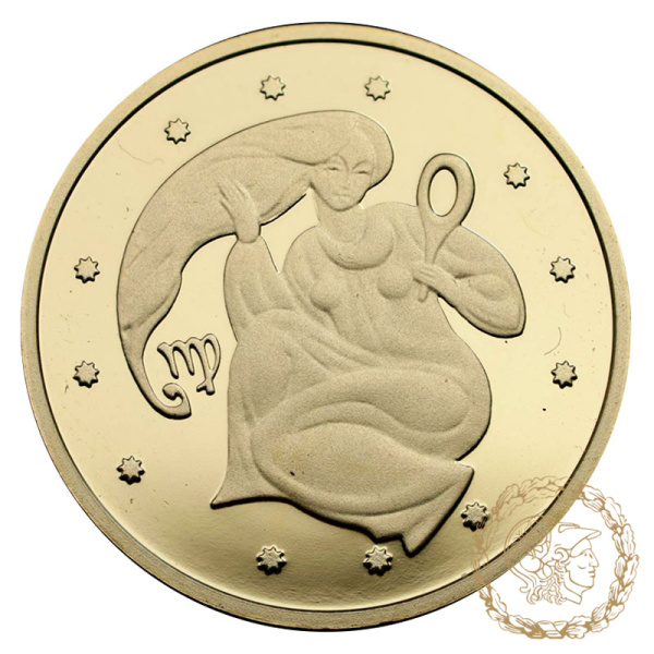 Золота монета 2 гривні 2008 рік, Україна. Діва