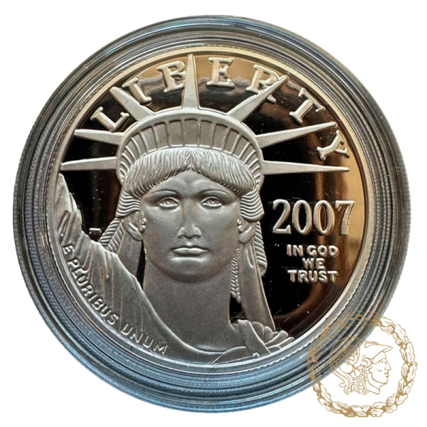 Монета платина 100 доларів 2007 рік, США. Американский Платиновый орел